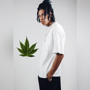 New Hemp Off White Men's T-Shirt Size XL